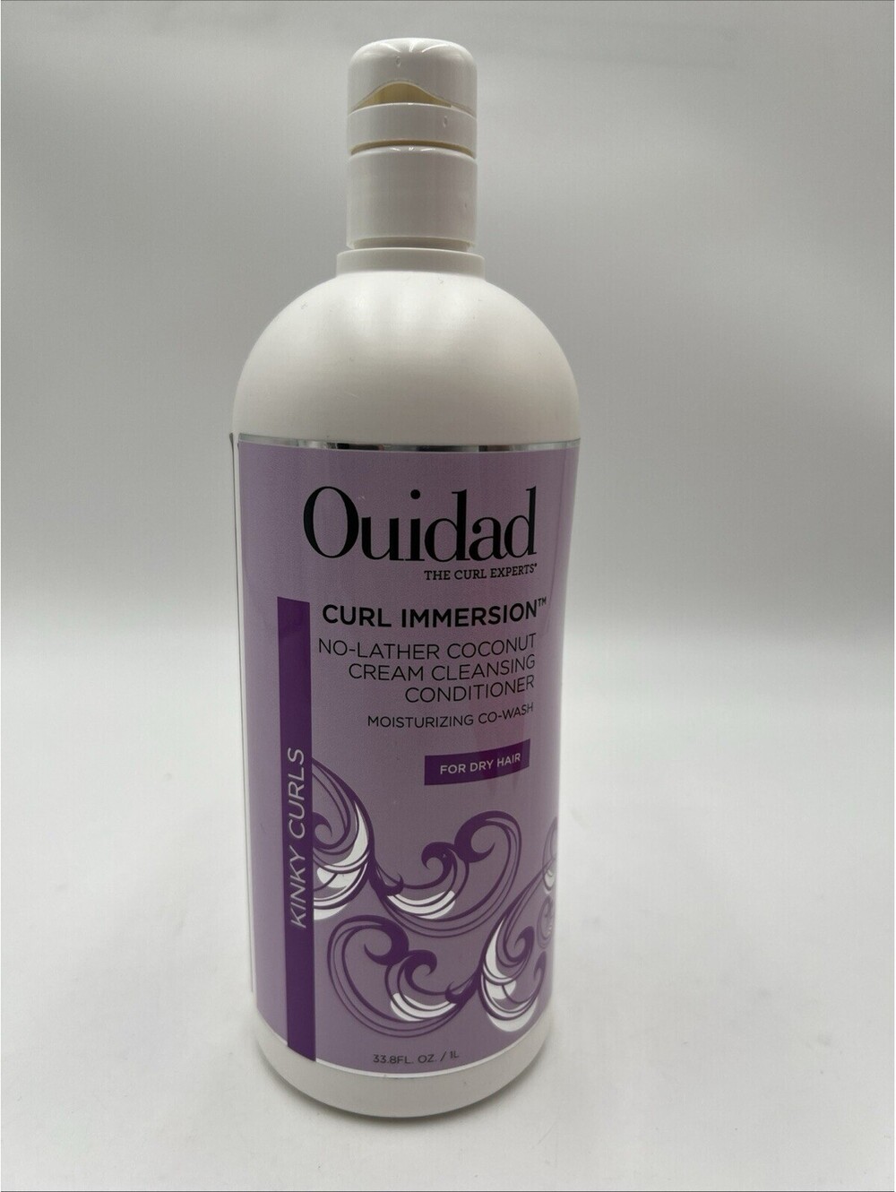 Ouidad Curl Immersion No-Lather Coconut Cream Cleansing Conditione 33.8oz